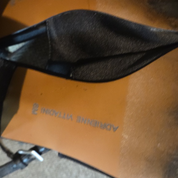 adrienne vittadini Gizzi shoes block heels Sling Back Size 8 - Picture 7 of 7